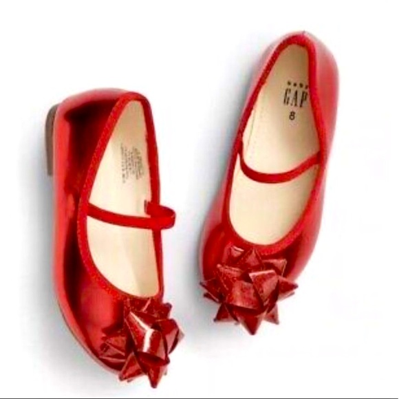 ❌🛑SOLD on ♍️🛑❌Red Bow Ballet Flats for Girls - Picture 2 of 6
